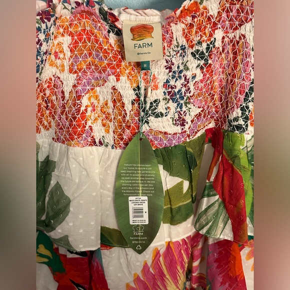 FARM RIO Smocked Dress with Ruffles Style#297704 - Picture 5 of 9